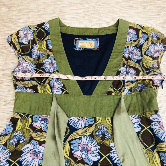 Free People Floral V-neck Dress - Picture 9 of 16